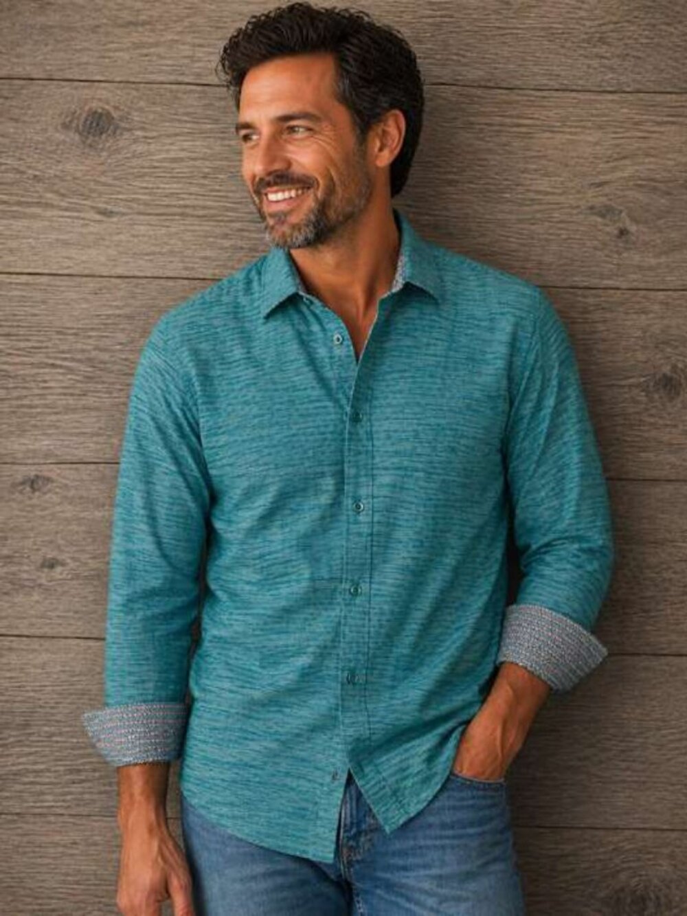 NWT Robert Graham Long Sleeve Button Down Shirt M